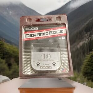 Vtg Package Andis CeramicEdge Detachable Blade Size 10 New 1.5mm Replacement